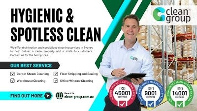 How does Clean Group ensure the safety and comfort of its clients during cleaning?